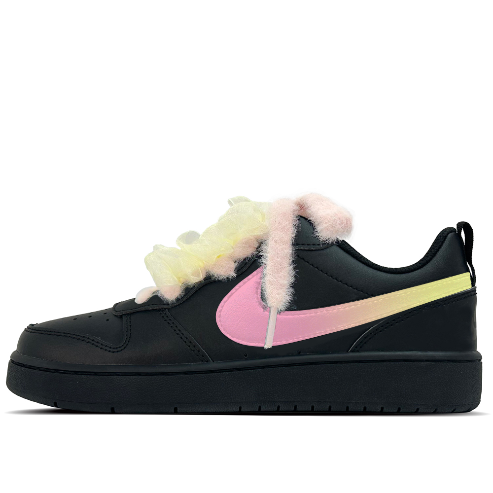 Nike Court Borough Sweet Dream Nebula Кожаные нескользящие износостойкие низкие детские скейтбординг кроссовки Black
Nike Court Borough Sweet Dream Nebula Кожаные нескользящие износостойкие низкие детские скейтбординг кроссовки Black