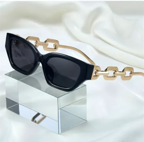 Винтажные солнцезащитные очки «кошачий глаз» 2026 года для женщин, с маленькой металлической цепочкой, элегантные очки, модные черные очки MTZJH, Leopard Tea
Винтажные солнцезащитные очки «кошачий глаз» 2026 года для женщин, с маленькой металлической цепочкой, элегантные очки, модные черные очки MTZJH, Leopard Tea