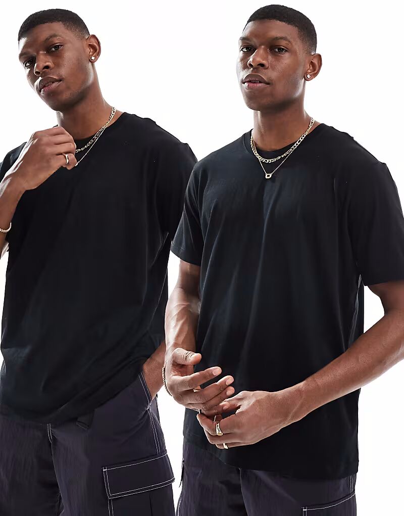 Комплект из 2 футболок с коротким рукавом Champion черного цвета
Комплект из 2 футболок с коротким рукавом Champion черного цвета