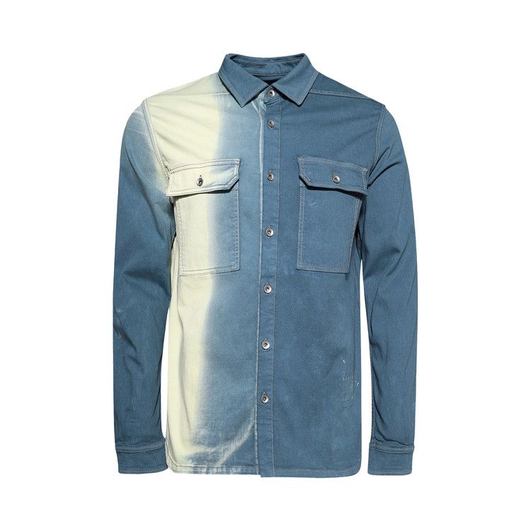 Куртка Rick Owens DRKSHDW Denim Outershirt, Toothpaste Degrade 
Куртка Rick Owens DRKSHDW Denim Outershirt, Toothpaste Degrade