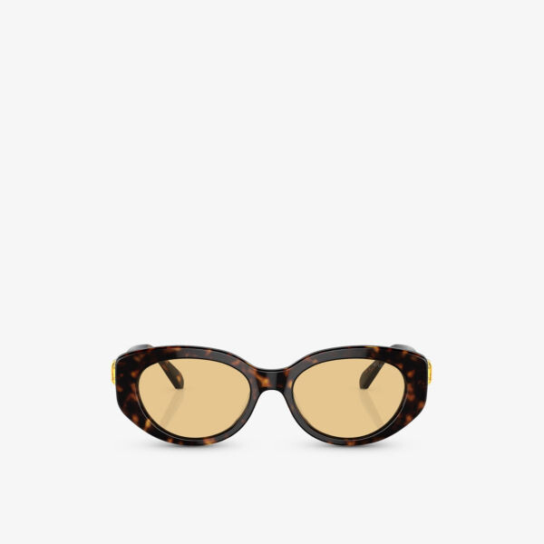 SK6002 солнцезащитные очки из ацетата черепаховой расцветки в овальной оправе Swarovski, коричневый
SK6002 солнцезащитные очки из ацетата черепаховой расцветки в овальной оправе Swarovski, коричневый