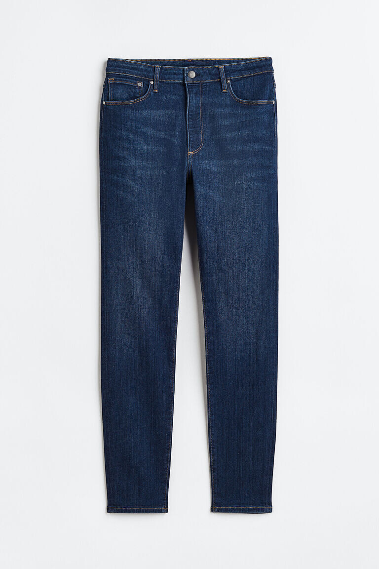 Корректирующие высокие джинсы H&M, синий
Корректирующие высокие джинсы H&M, синий