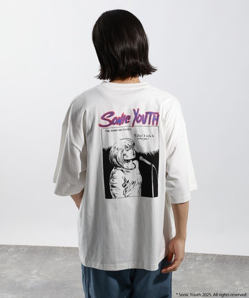 Куртка с художественным принтом SONIC YOUTH. Футболка BAYFLOW, белая
Куртка с художественным принтом SONIC YOUTH. Футболка BAYFLOW, белая