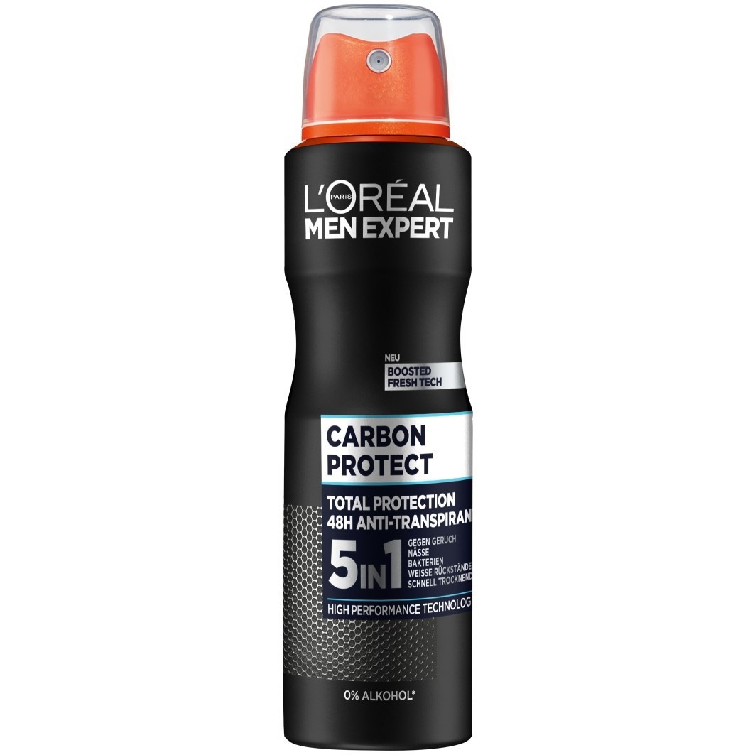 Дезодорант carbon protect 72h 5in1 total protection L Oreal Men Expert, объем 150 мл
Дезодорант carbon protect 72h 5in1 total protection L Oreal Men Expert, объем 150 мл