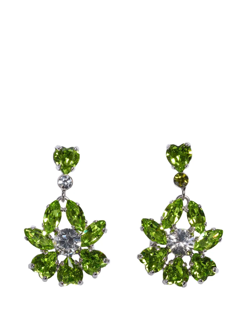 Серьги-подвески Heartbloom с кристаллами Simone Rocha, серебряный
Серьги-подвески Heartbloom с кристаллами Simone Rocha, серебряный