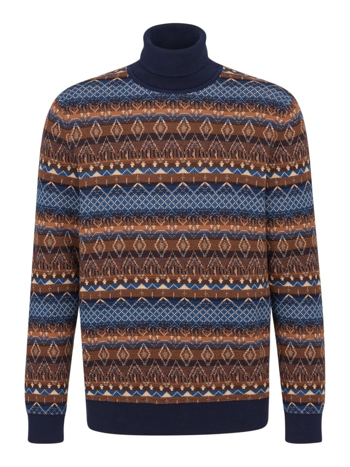 Пуловер Bugatti Rollkragen, коричневый
Пуловер Bugatti Rollkragen, коричневый