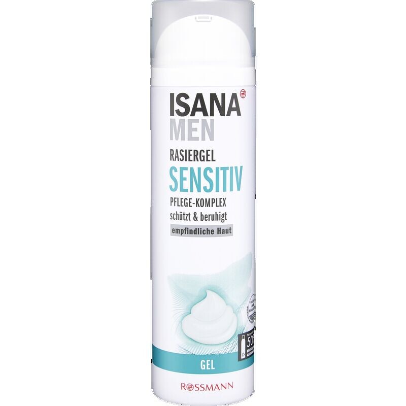 Чувствительный гель для бритья ISANA, 200 ml
Чувствительный гель для бритья ISANA, 200 ml