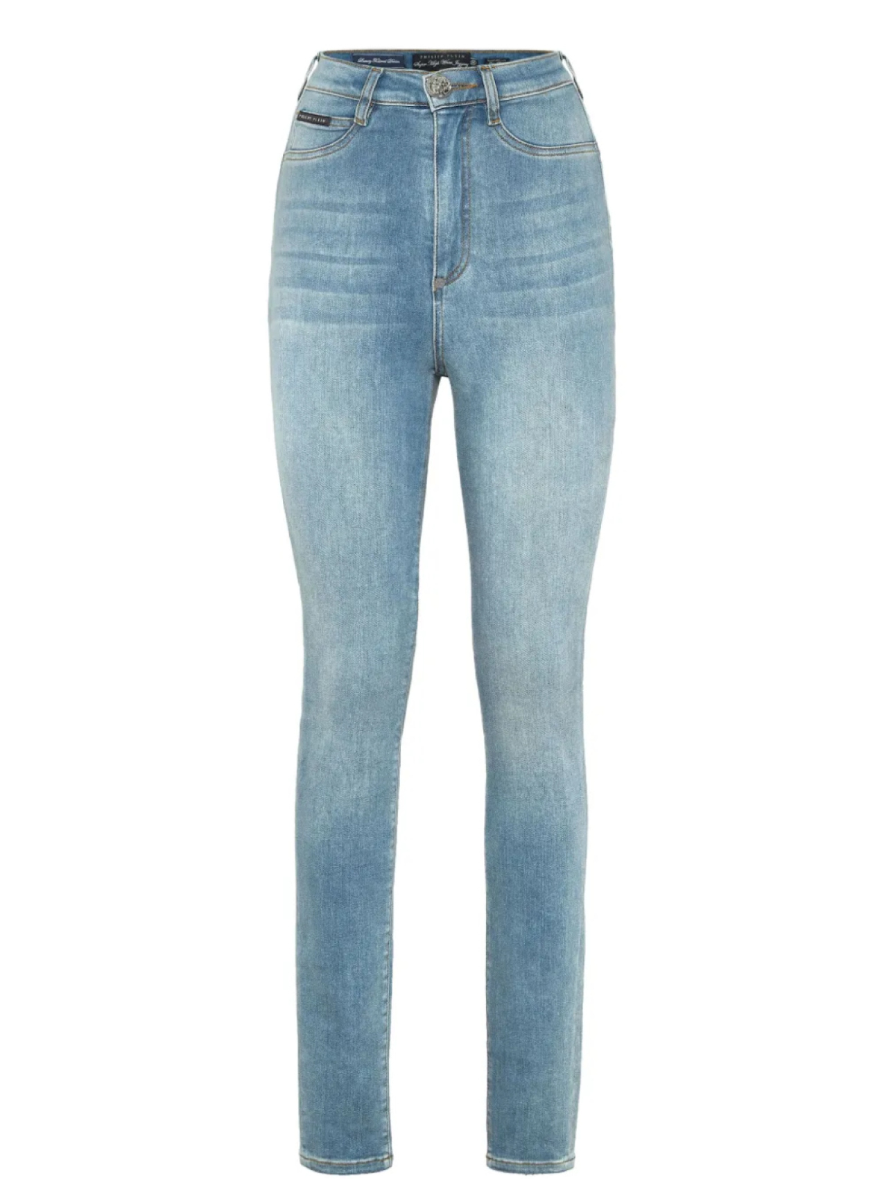 Джинсы с высокой талией Philipp Plein, синий
Джинсы с высокой талией Philipp Plein, синий