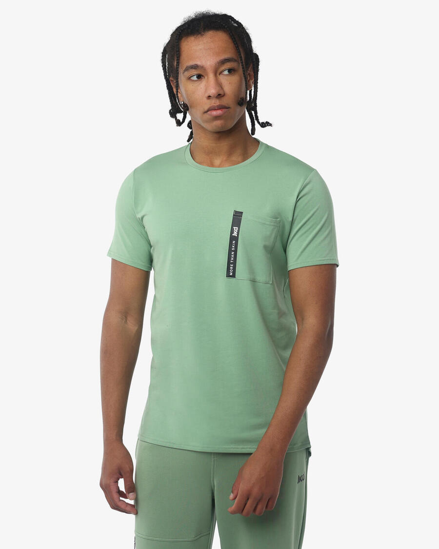 JAKED Зеленая синтетическая футболка для фитнеса для мужчин
JAKED Зеленая синтетическая футболка для фитнеса для мужчин