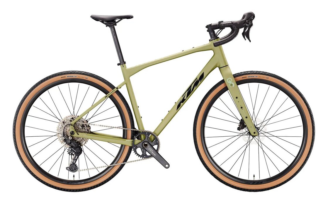 Гравийный велосипед Ktm Gravelator 25 - 28 дюймов - diamant - 2026, grün | mineral green matt/black glossy
Гравийный велосипед Ktm Gravelator 25 - 28 дюймов - diamant - 2026, grün | mineral green matt/black glossy