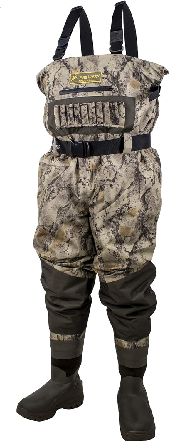 Мужские водонепроницаемые забродные штаны FROGG TOGGS Grand Refuge 3.0 с съемной утепляющей подкладкой для охоты - узкая посадка, Realtree Timber
Мужские водонепроницаемые забродные штаны FROGG TOGGS Grand Refuge 3.0 с съемной утепляющей подкладкой для охоты - узкая посадка, Realtree Timber