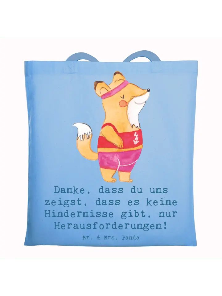 Сумка для переноски Mr & Mrs Panda Leichtathletik Trainerin Inspiratio, небесно-синий
Сумка для переноски Mr & Mrs Panda Leichtathletik Trainerin Inspiratio, небесно-синий