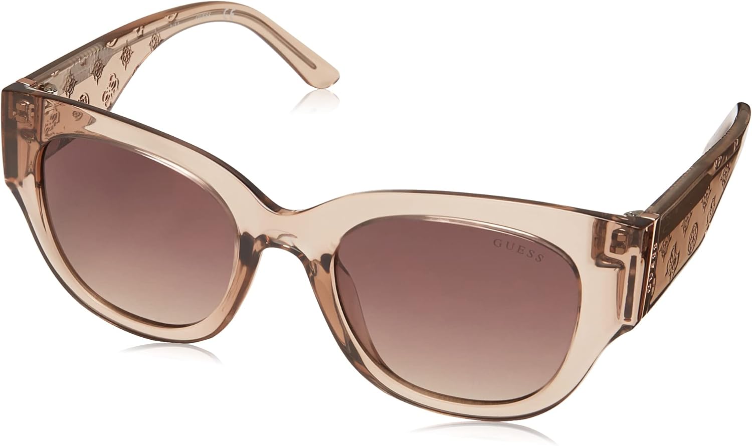 GUESS женские солнцезащитные очки Trendy Peony Pattern Accent Butterfly, Shiny Beige/Gradient Brown
GUESS женские солнцезащитные очки Trendy Peony Pattern Accent Butterfly, Shiny Beige/Gradient Brown