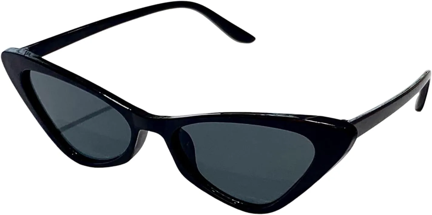 #черныйТреугольник Ретро винтажные узкие солнцезащитные очки «кошачий глаз» для женщин, защитные очки с пластиковой оправой, модные и стильные NaningLxh, Black
#черныйТреугольник Ретро винтажные узкие солнцезащитные очки «кошачий глаз» для женщин, защитные очки с пластиковой оправой, модные и стильные NaningLxh, Black