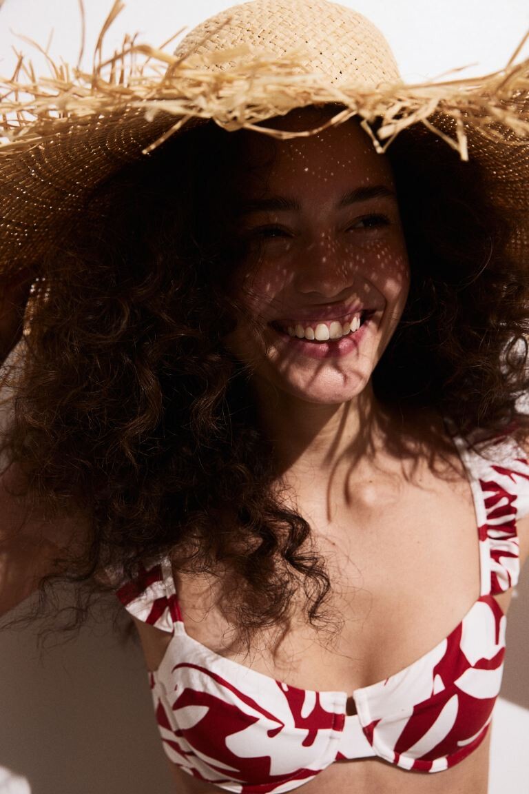 Лиф бикини без подкладок H&M, красный
Лиф бикини без подкладок H&M, красный