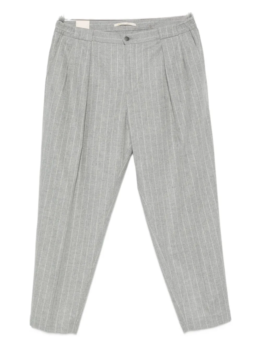 Брюки в тонкую полоску со складками Briglia 1949, серый
Брюки в тонкую полоску со складками Briglia 1949, серый