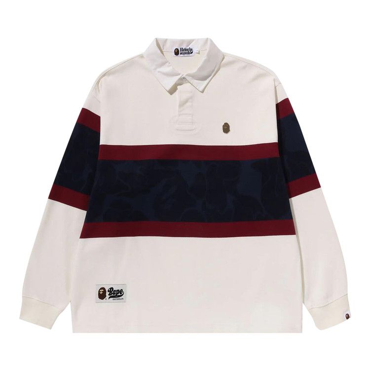 Поло BAPE Metal One Point Long-Sleeve Color Blocking Rugby Polo 'Ivory'
Поло BAPE Metal One Point Long-Sleeve Color Blocking Rugby Polo 'Ivory'