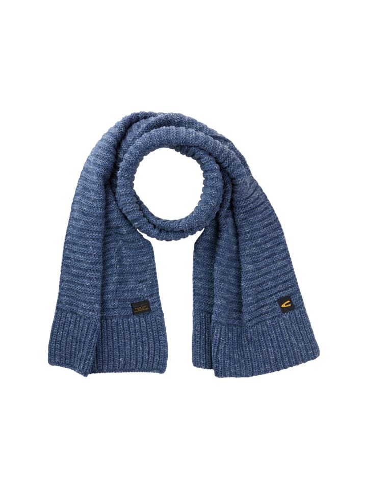 Шарф из чистого хлопка чернильно-синего цвета Camel Active
Шарф из чистого хлопка чернильно-синего цвета Camel Active