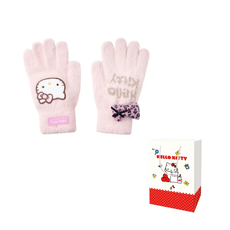 Вязаные перчатки Hello Kitty для женщин Sanrio, hello kitty розовый knitted fabric glove
Вязаные перчатки Hello Kitty для женщин Sanrio, hello kitty розовый knitted fabric glove