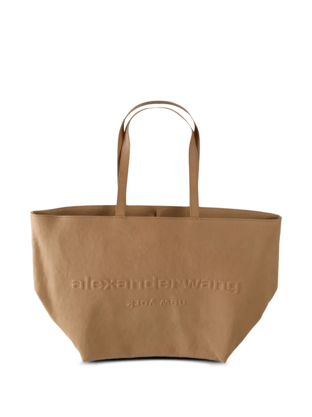 Сумка-шоппер с тисненым логотипом Alexander Wang
Сумка-шоппер с тисненым логотипом Alexander Wang