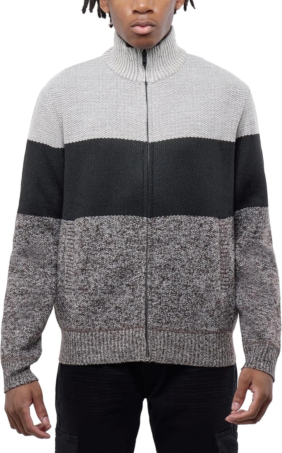 CULTURA AZURE Classic Fit свитер с молнией и воротником-стойкой
CULTURA AZURE Classic Fit свитер с молнией и воротником-стойкой