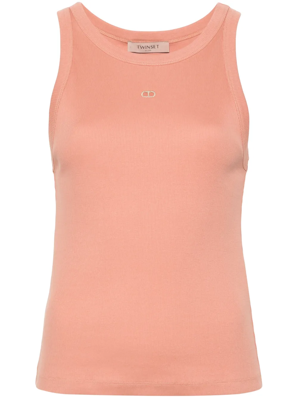 Топ в рубчик с вырезами TWINSET, розовый
Топ в рубчик с вырезами TWINSET, розовый