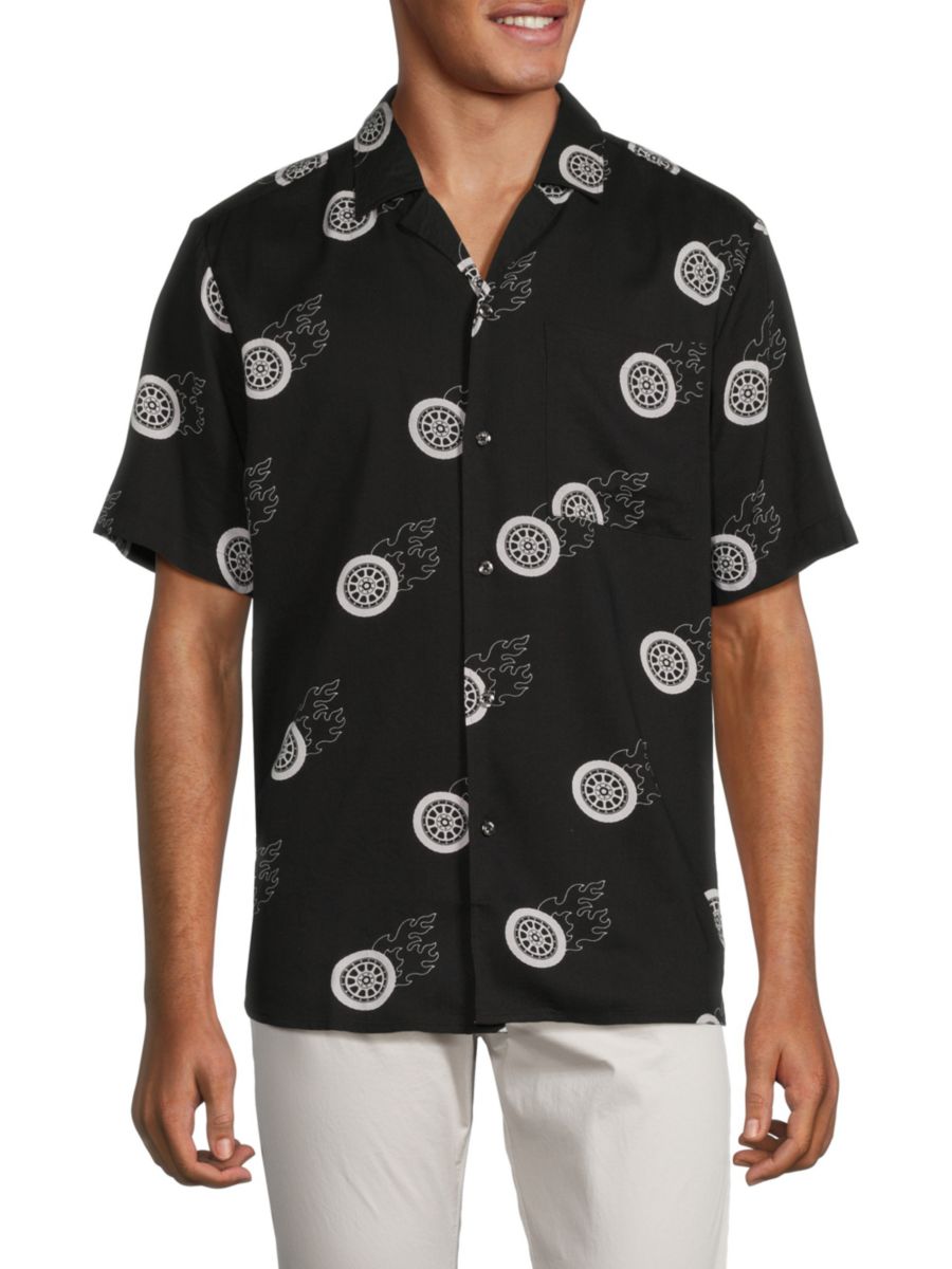 Рубашка с короткими рукавами и принтом Ellino HUGO, черный
Рубашка с короткими рукавами и принтом Ellino HUGO, черный