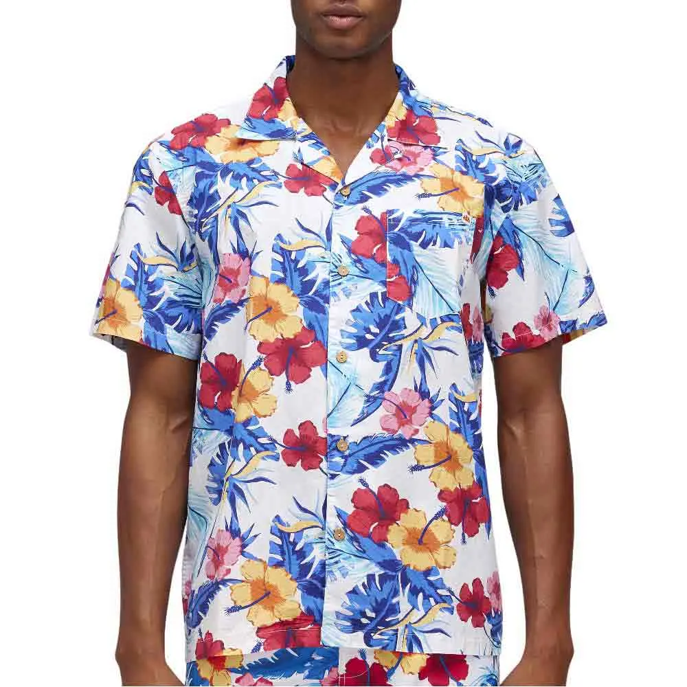 Рубашка с коротким рукавом Sundek Floreale all over, белый
Рубашка с коротким рукавом Sundek Floreale all over, белый