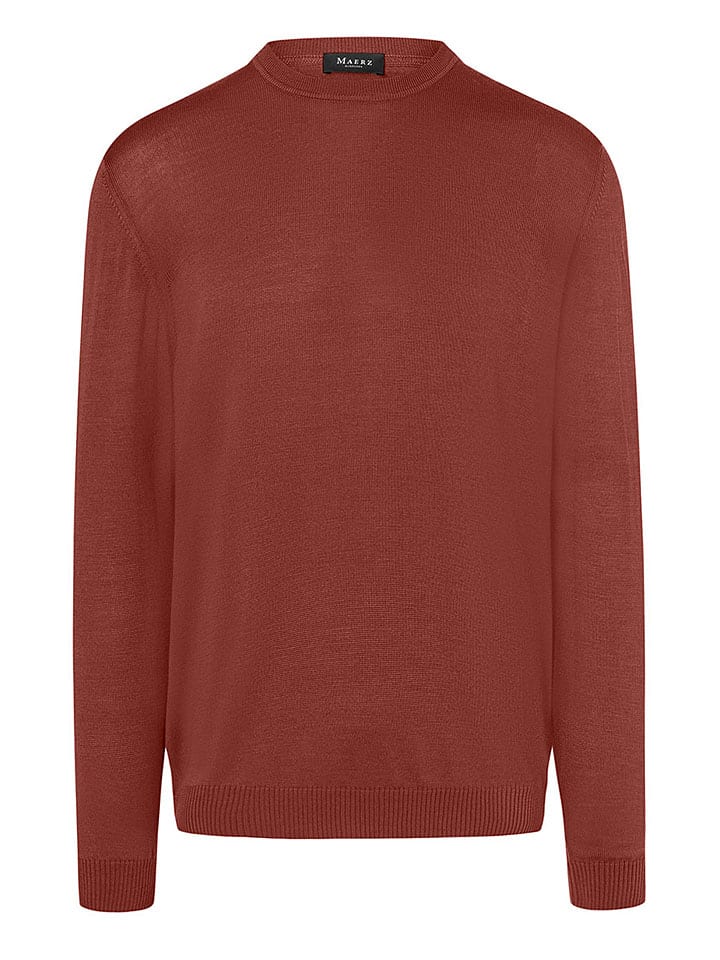 Maerz Muenchen Шерстяной свитер красновато-коричневого цвета
Maerz Muenchen Шерстяной свитер красновато-коричневого цвета