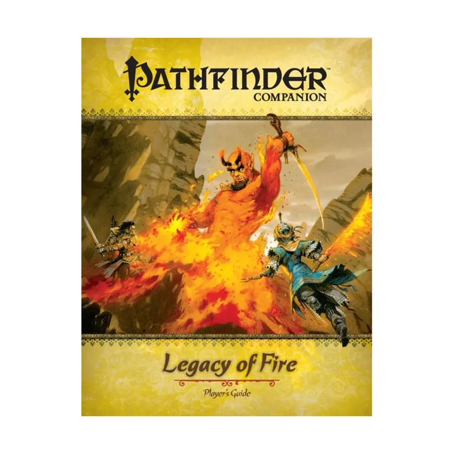 Legacy of Fire Player's Guide, Pathfinder Roleplaying Game (1st Edition) - Player Companion - Assorted, мягкая обложка
Legacy of Fire Player's Guide, Pathfinder Roleplaying Game (1st Edition) - Player Companion - Assorted, мягкая обложка
