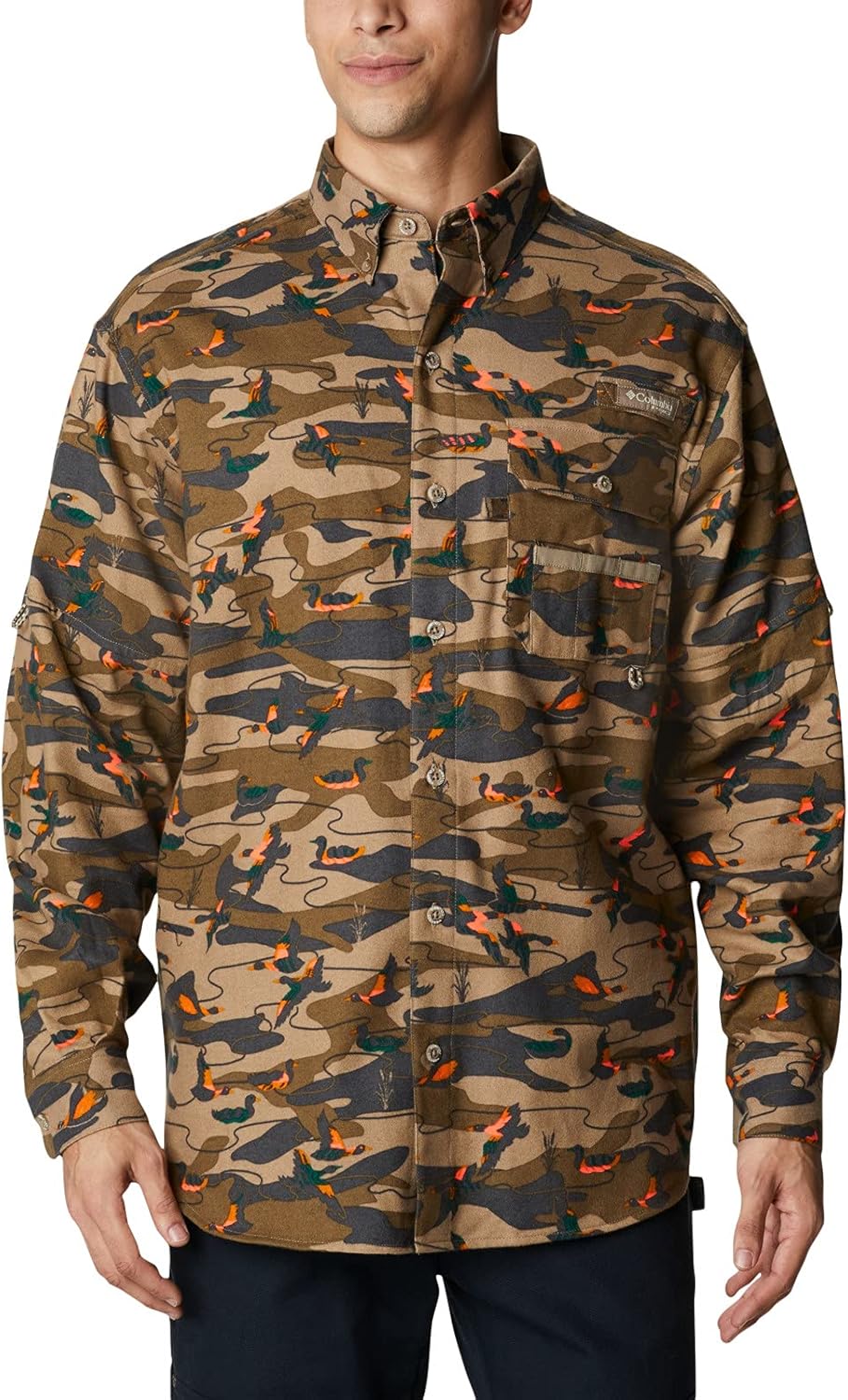 Рубашка Columbia Men's Deschutes River Heavyweight Flannel, Insulated, Classic Fit, Flax Duck Range Camo
Рубашка Columbia Men's Deschutes River Heavyweight Flannel, Insulated, Classic Fit, Flax Duck Range Camo