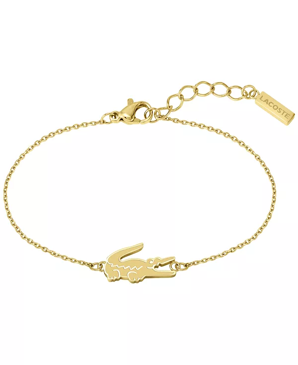 Браслет из крокодиловой кожи золотистого тона Lacoste, gold
Браслет из крокодиловой кожи золотистого тона Lacoste, gold