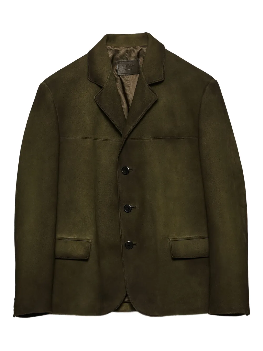 Пиджак с заостренными лацканами Prada, зеленый
Пиджак с заостренными лацканами Prada, зеленый