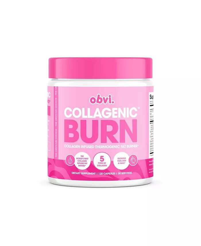 Коллагеновые капсулы для сжигания жира Obvi, розовый
Коллагеновые капсулы для сжигания жира Obvi, розовый