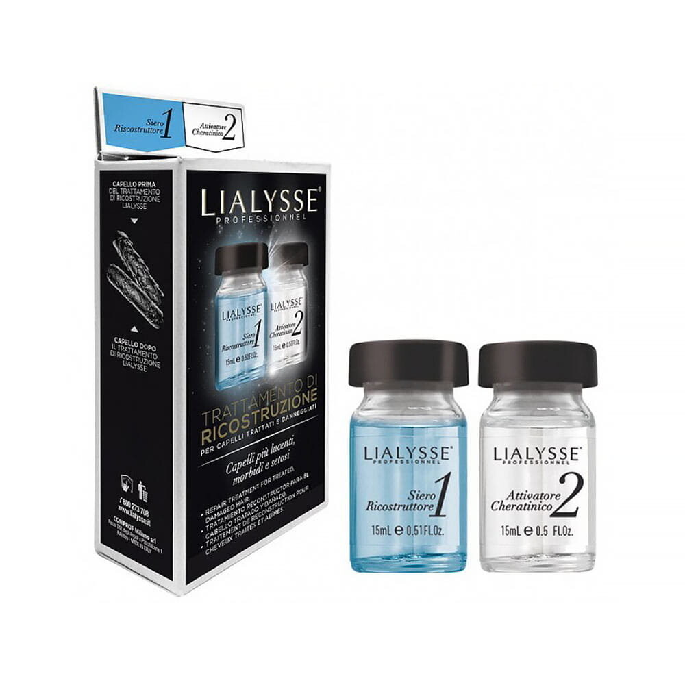 Lialysse, Восстанавливающее средство для поврежденных волос, 2x15 мл 
Lialysse, Восстанавливающее средство для поврежденных волос, 2x15 мл