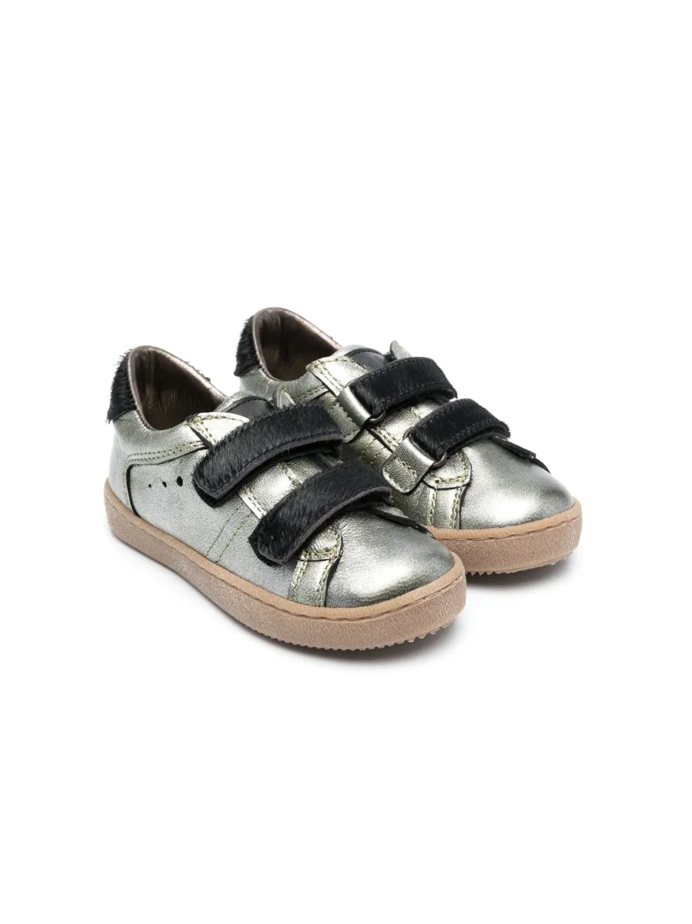 Кроссовки на липучках с эффектом металлик Pèpè, зеленый
Кроссовки на липучках с эффектом металлик Pèpè, зеленый