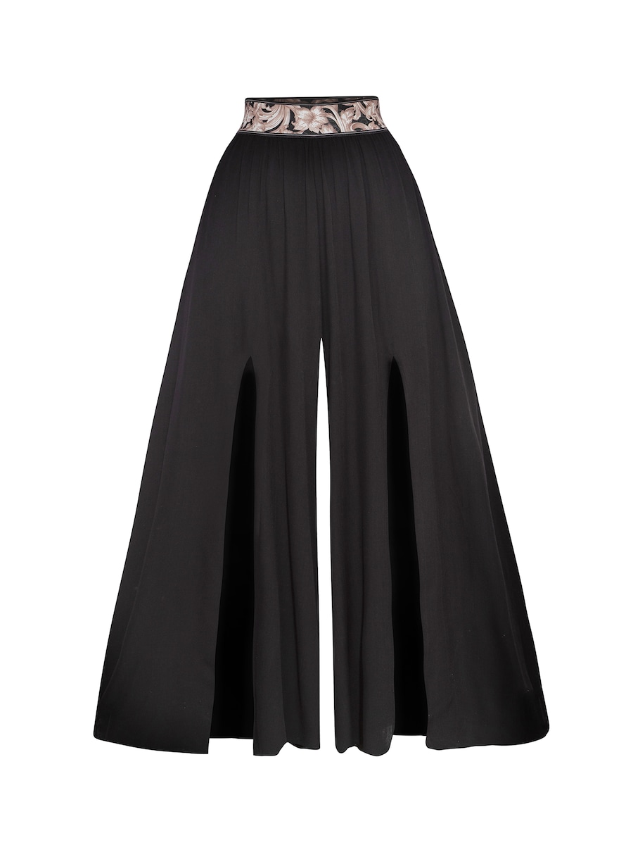 Широкие брюки JIORO ESSENTIALS, черный
Широкие брюки JIORO ESSENTIALS, черный