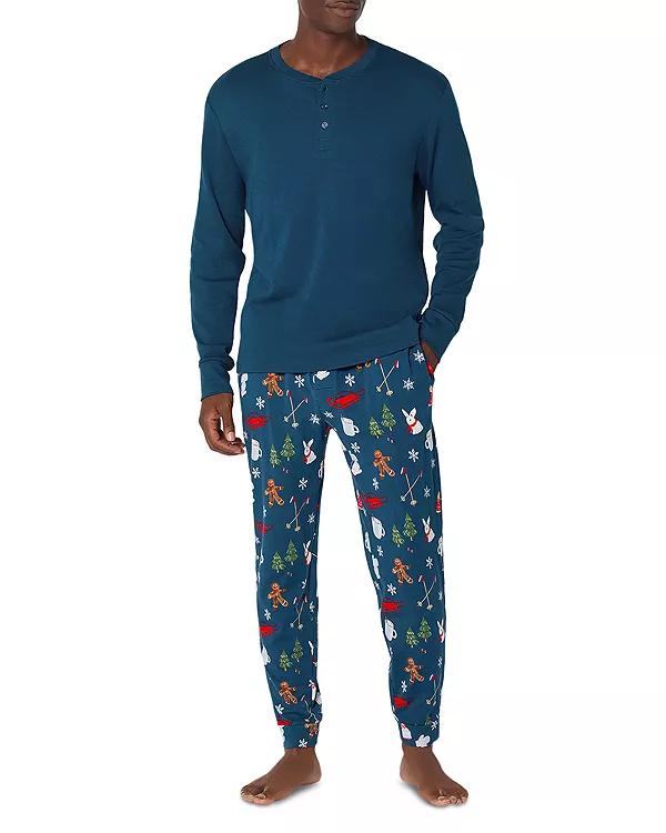 Пижамный комплект с длинными рукавами (поло) - эксклюзив Bedhead Pajamas, синий
Пижамный комплект с длинными рукавами (поло) - эксклюзив Bedhead Pajamas, синий
