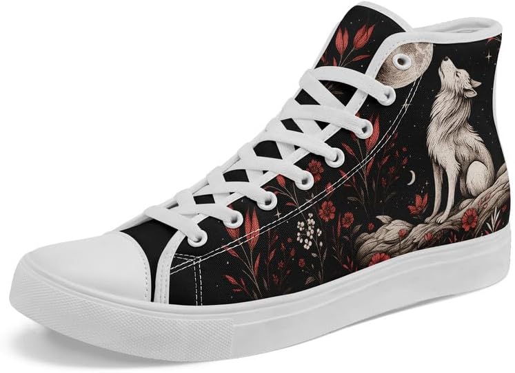 Стильные унисекс кроссовки на высокой подошве из холста с рисунком лесных животных для мужчин, удобная повседневная обувь на шнуровке для женщин Awsole, белый/черный/красный/коричневый
Стильные унисекс кроссовки на высокой подошве из холста с рисунком лесных животных для мужчин, удобная повседневная обувь на шнуровке для женщин Awsole, белый/черный/красный/коричневый
