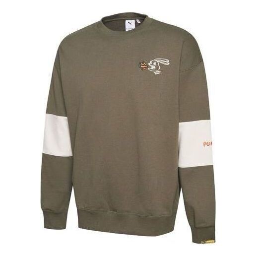 Свитер x randomevent crew sweater 'olive green white' Puma, зеленый
Свитер x randomevent crew sweater 'olive green white' Puma, зеленый