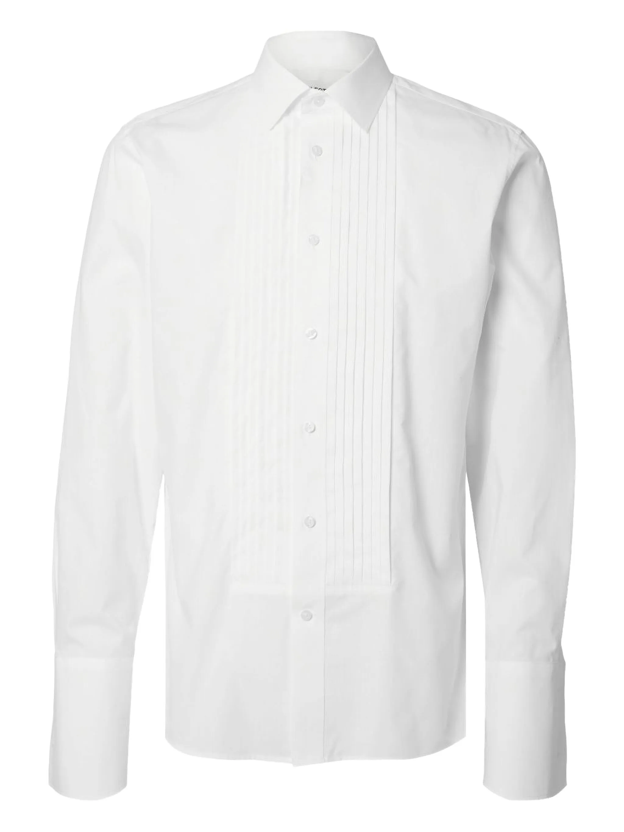 Плиссированная рубашка на пуговицах Selected, белый
Плиссированная рубашка на пуговицах Selected, белый