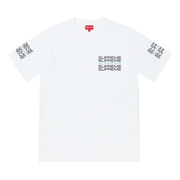 Футболка ss19 stack logo tee white logo round neck short sleeve Supreme, белый
Футболка ss19 stack logo tee white logo round neck short sleeve Supreme, белый