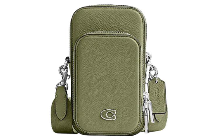 COACH Сумка для телефона из коровьей кожи, наплечная сумка, мини-кроссбоди женская moss green
COACH Сумка для телефона из коровьей кожи, наплечная сумка, мини-кроссбоди женская moss green