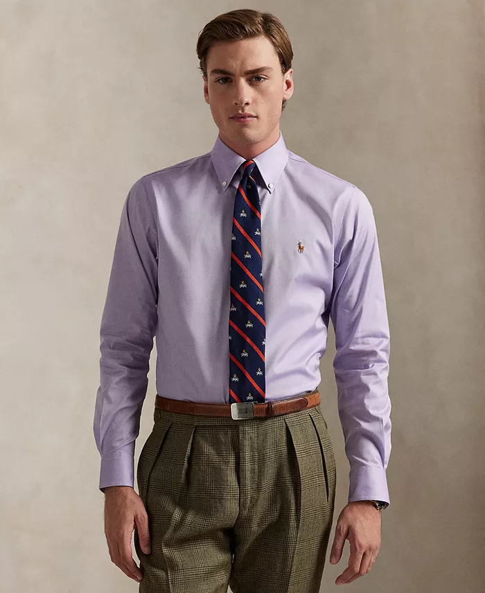Мужская классическая рубашка Pinpoint Oxford Polo Ralph Lauren, фиолетовый
Мужская классическая рубашка Pinpoint Oxford Polo Ralph Lauren, фиолетовый