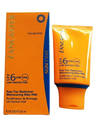 Лосьон для автозагара Fast Tan Spf 6 - 125 мл Lancaster
Лосьон для автозагара Fast Tan Spf 6 - 125 мл Lancaster