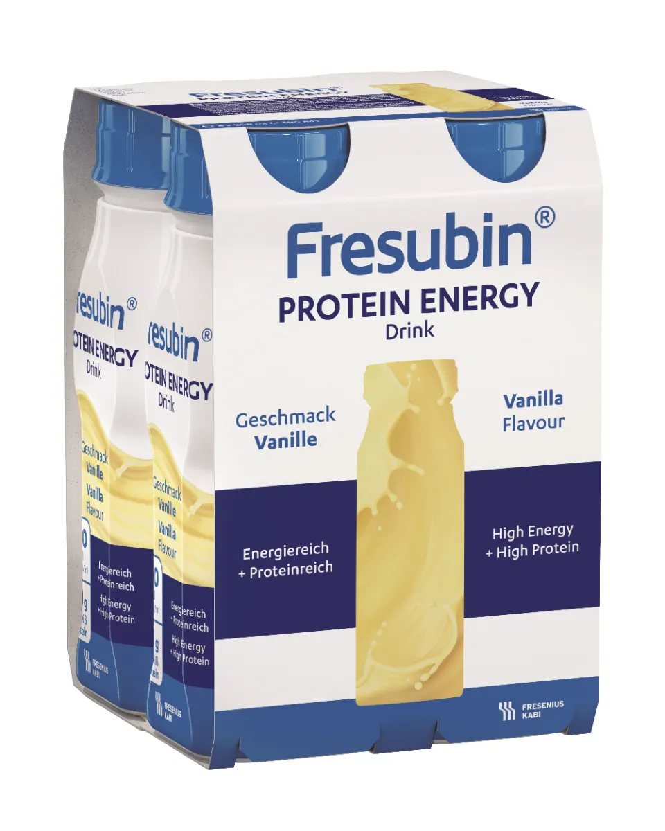 Fresubin Protein Energy Drink Vanilla 4 x 200 мл Энергия и белки
Fresubin Protein Energy Drink Vanilla 4 x 200 мл Энергия и белки