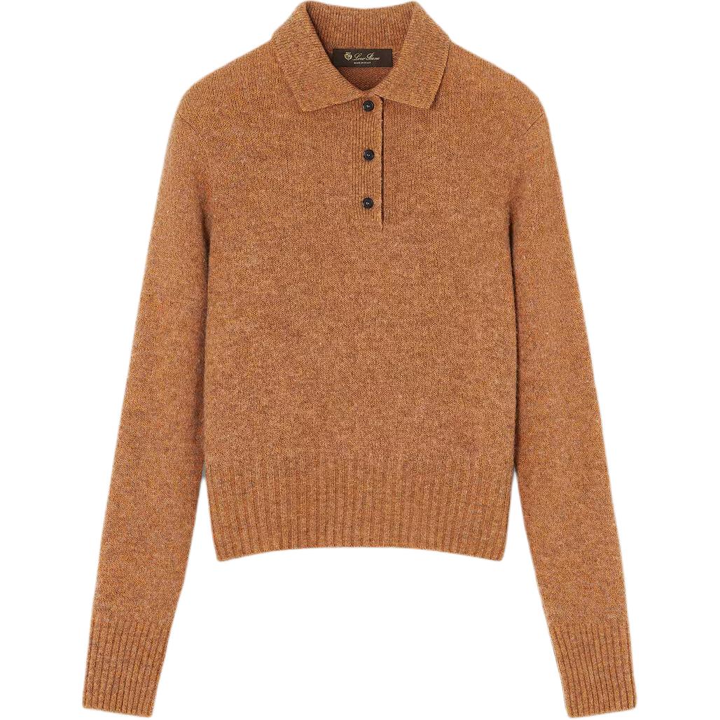 Loro Piana Свитер женский Creamy Apricot с воротником-поло, умеренно прямой крой
Loro Piana Свитер женский Creamy Apricot с воротником-поло, умеренно прямой крой