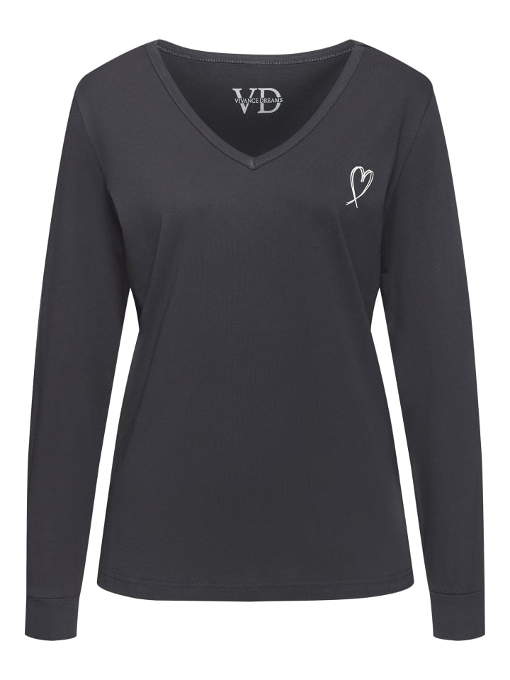 Рубашка с длинным рукавом VIVANCE DREAMS, черный
Рубашка с длинным рукавом VIVANCE DREAMS, черный