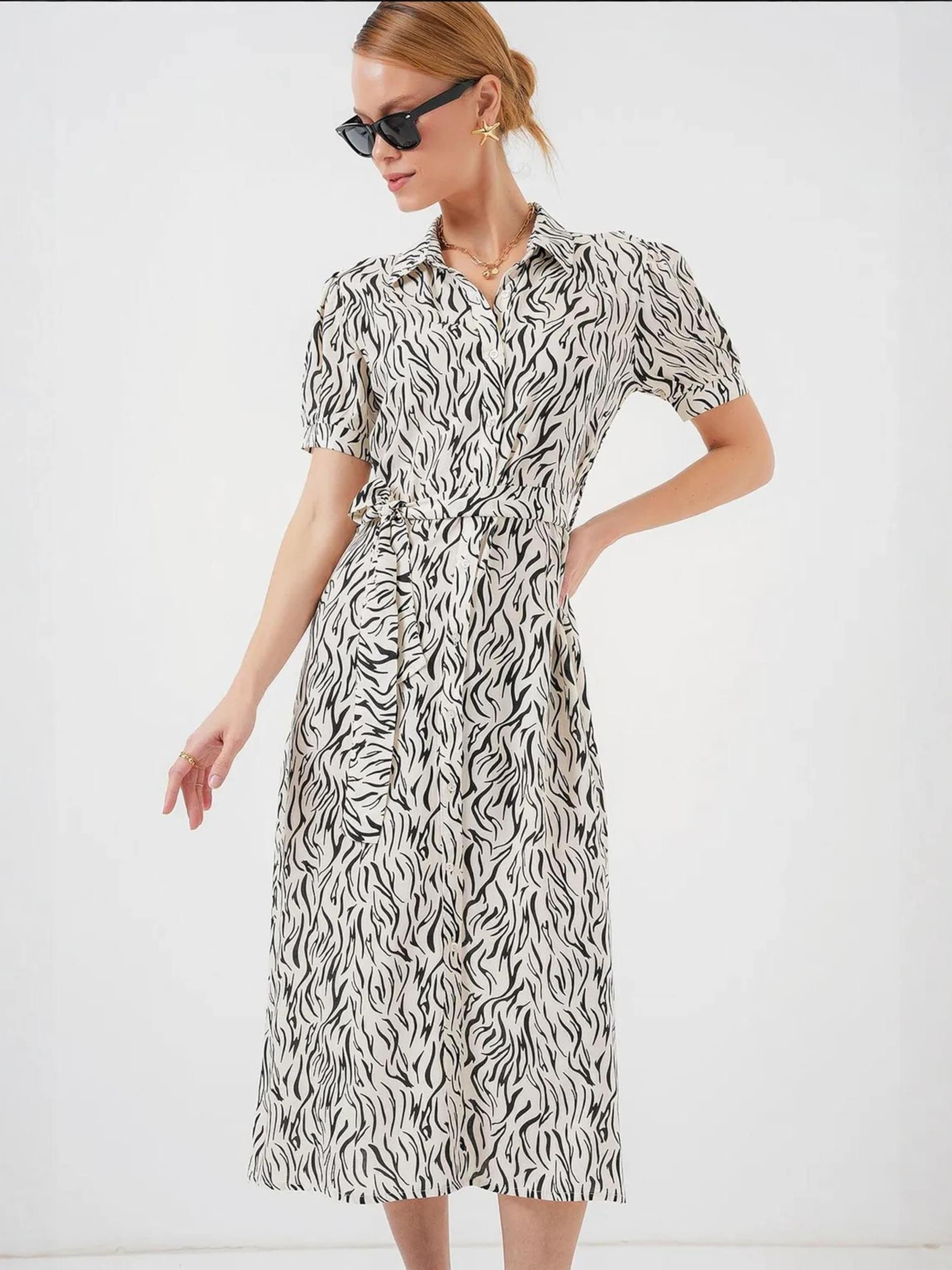 Bigdart Платье-рубашка в белом цвете
Bigdart Платье-рубашка в белом цвете