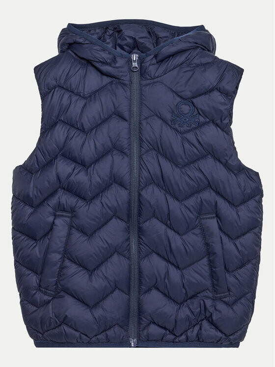 Жилет стандартного кроя United Colors Of Benetton, синий
Жилет стандартного кроя United Colors Of Benetton, синий